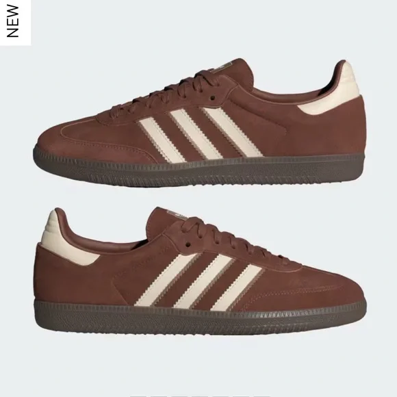 NWT Adidas Samba OG Sneakers Preloved Brown Size Men 6/Women 7 - Picture 5 of 15